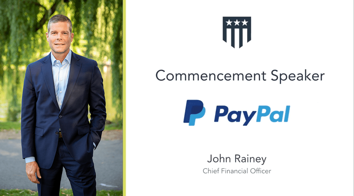 PayPal CFO John Rainey Shares His Commencement Address with Graduating Fellows