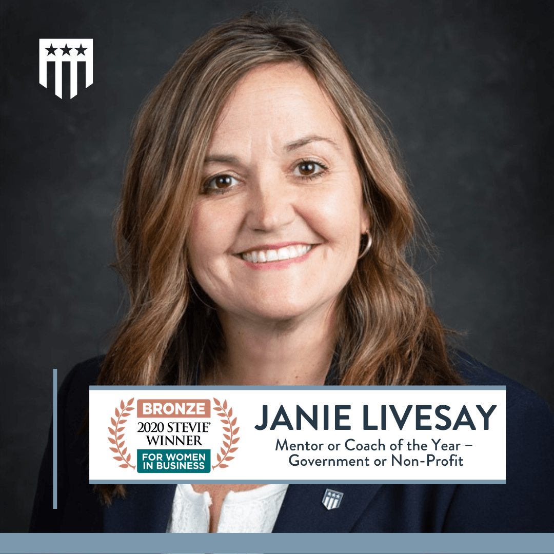 Janie Livesay Awarded Bronze Winner for 2020 Stevie Awards