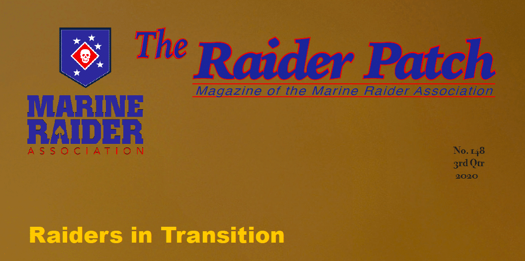 THF + Q3 Raider Patch:  “Transition:  The Next Ridgeline”