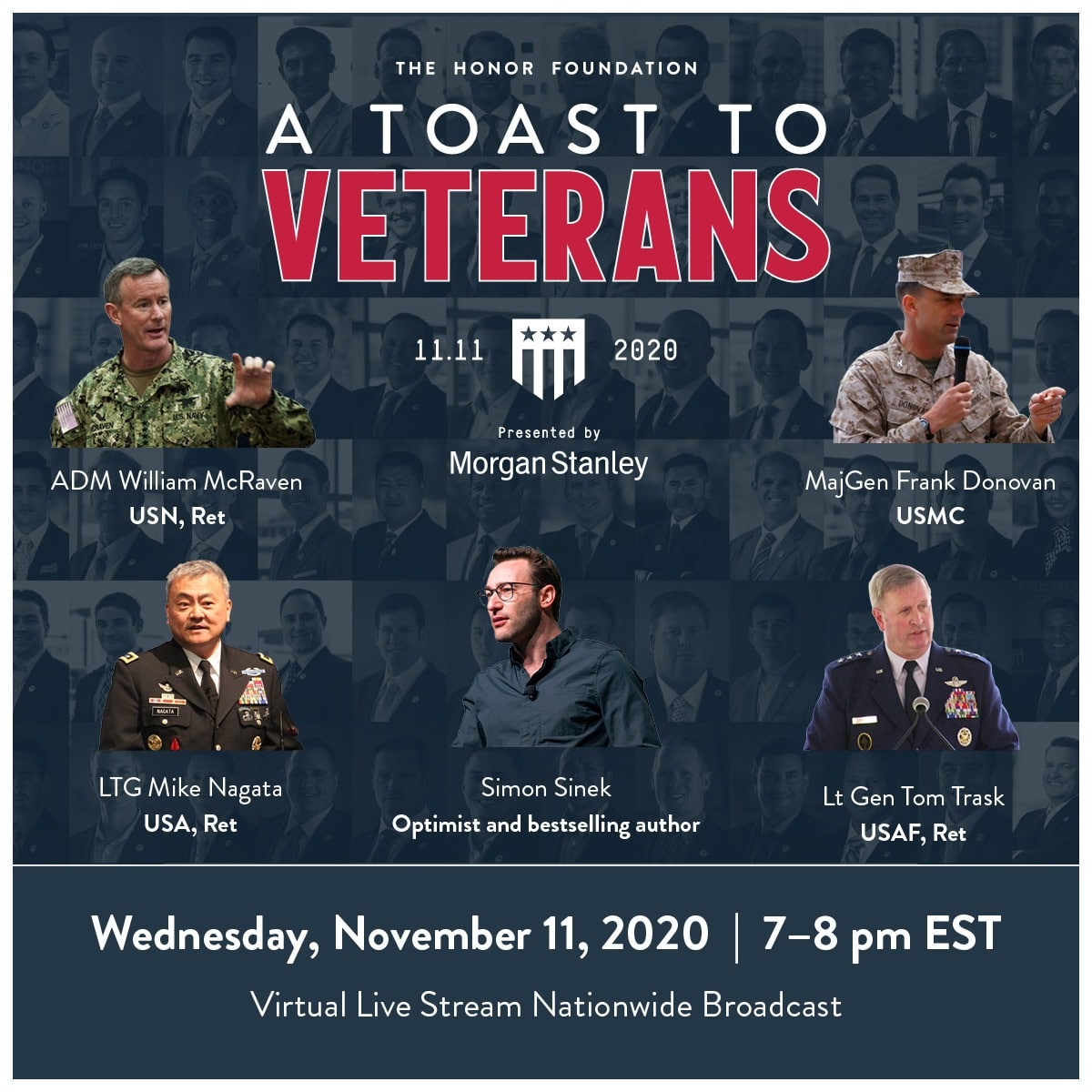 RECAP:  THF “A Toast to Veterans” Virtual Live Stream Event