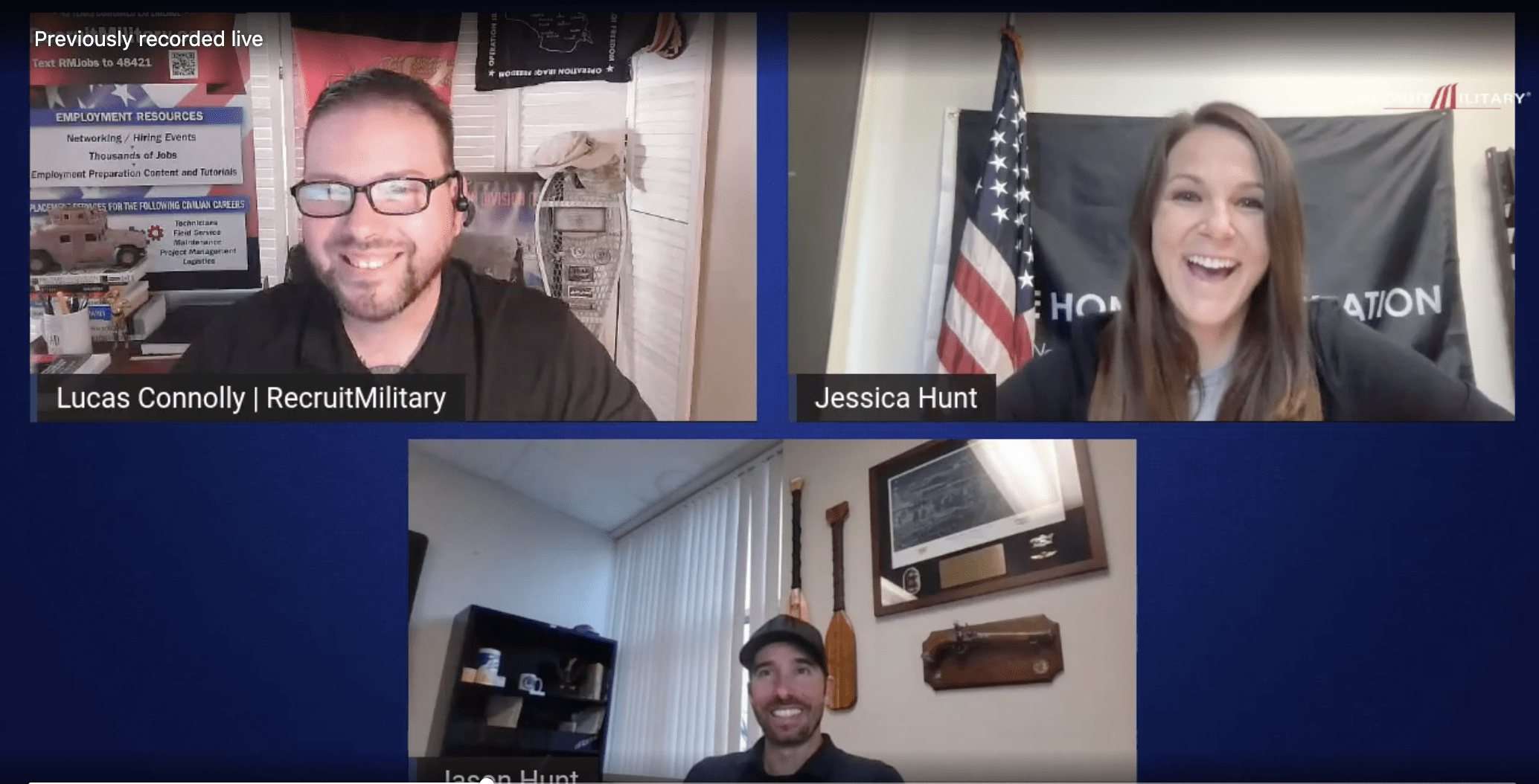 Jessica and Jason Hunt Featured on RecruitMilitary LIVE