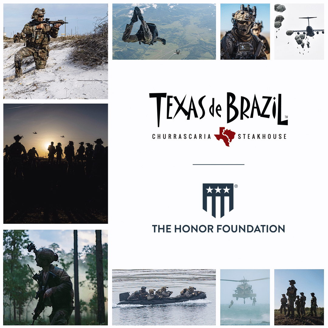 Texas de Brazil + The Honor Foundation:  May 2025 Promotion