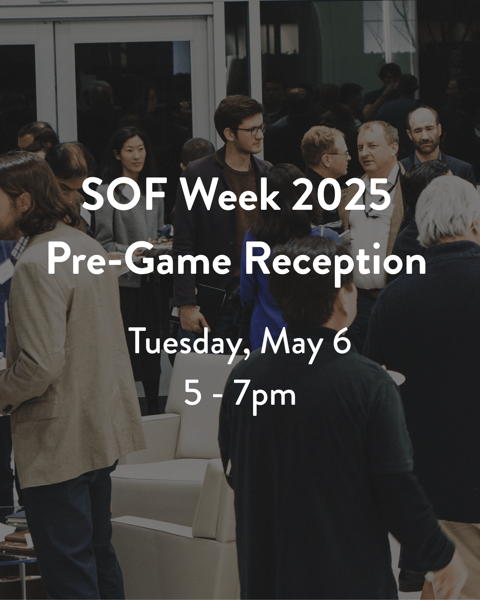 SOF Week 2025 Pre-Game Reception